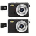 Keychain Mini Digital Camera 16X Zoom Autofocus & Shock-Proof, 2.8-Inch Screen Point-and-Shoot Cam for Travel & Vlog