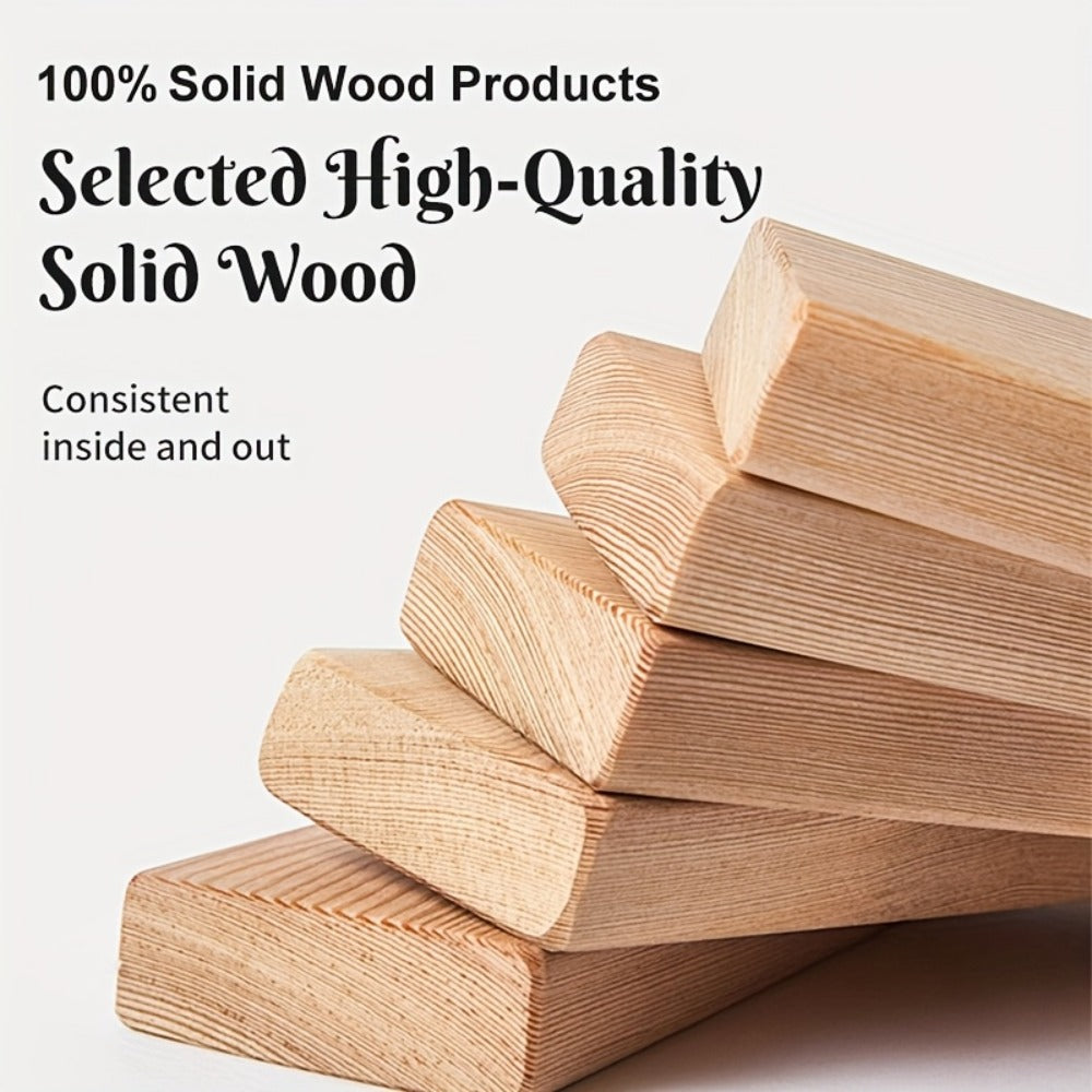 Mechanical Kitchen Timer with Loud Alarm - Black Walnut Wood Cooking Timer, 100% Battery-Free Desktop Timer for Cooking