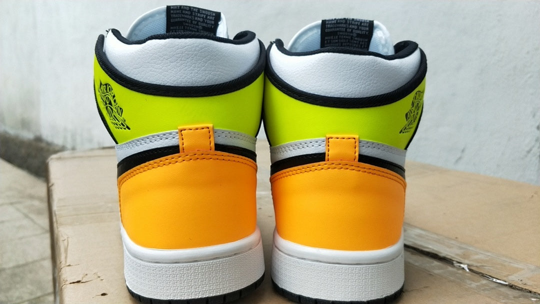 Air Jordan 1 Mid Volt Gold – White / Black / Volt / Orange