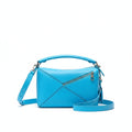 Loewe Puzzle Bag Small – Electric Blue Smooth Calfskin Silver Hardware