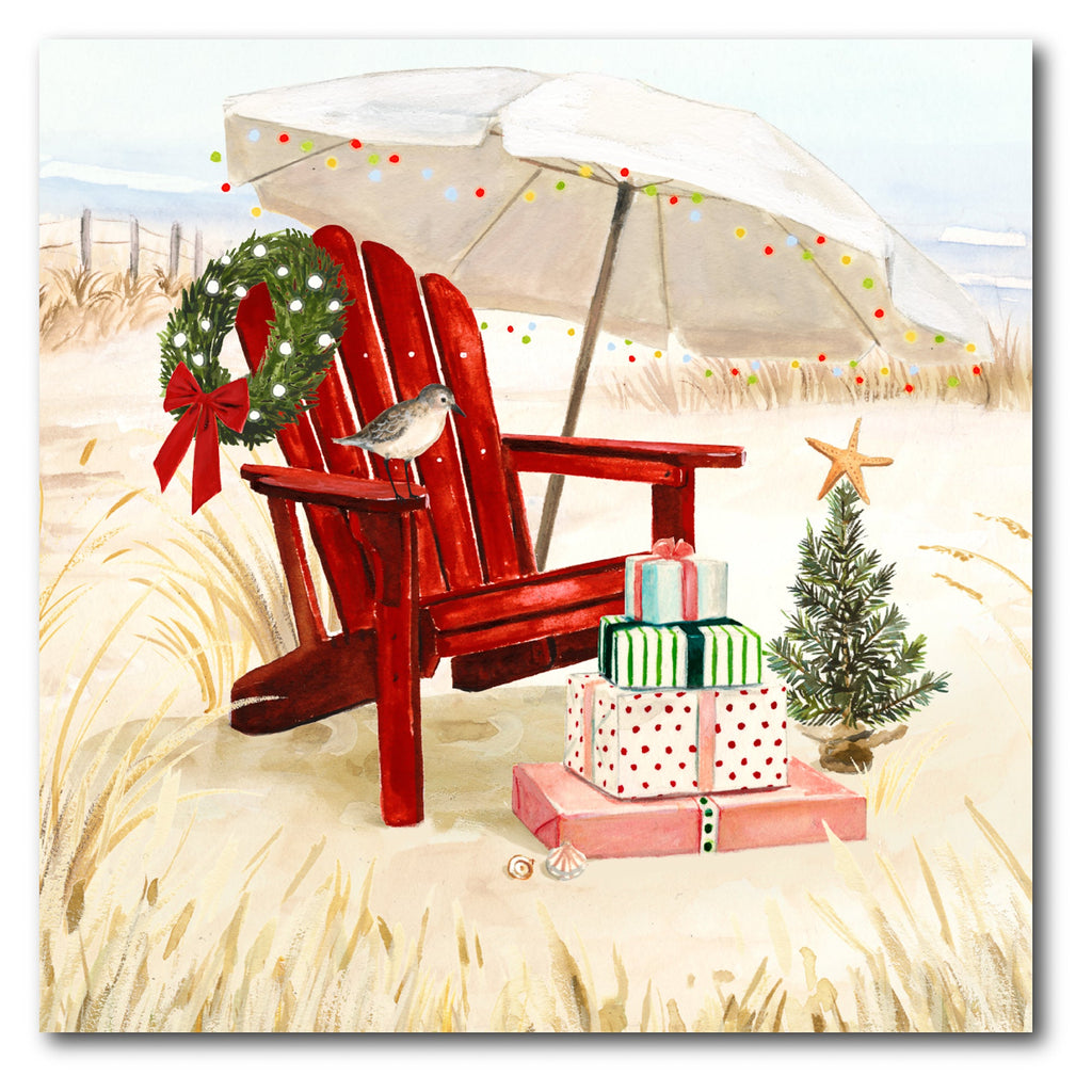 Christmas Coast II Gallery-Wrapped Canvas Wall Art