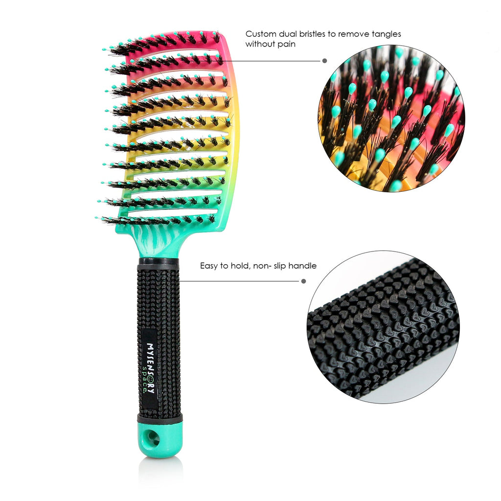 Sensory Hairbrush - Rainbow