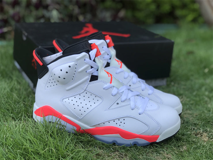 Air Jordan 6 Retro White Infrared – White / Infrared / Black