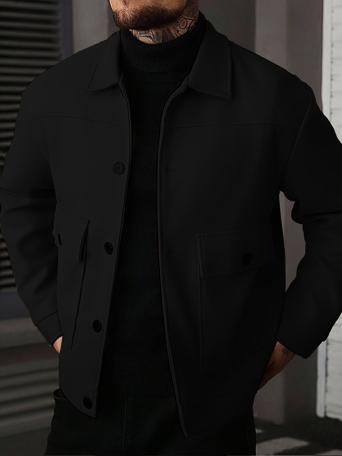 Ellery | Strukturiertes Overshirt-Jacke