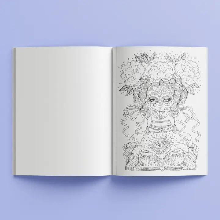 Adult Colouring Book  – Tattoo Designs