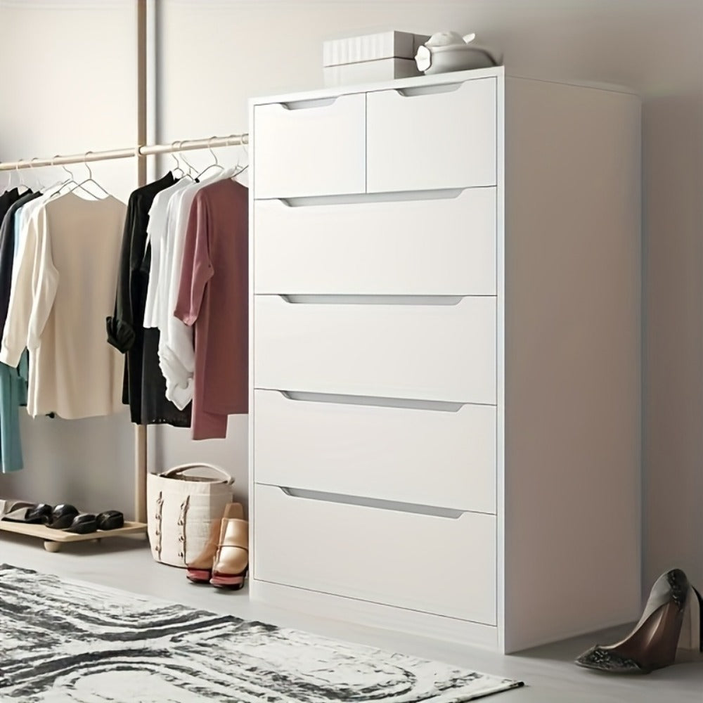 6-Drawer Dresser, Clothing Storage Organizer for Organized Everyday Storage