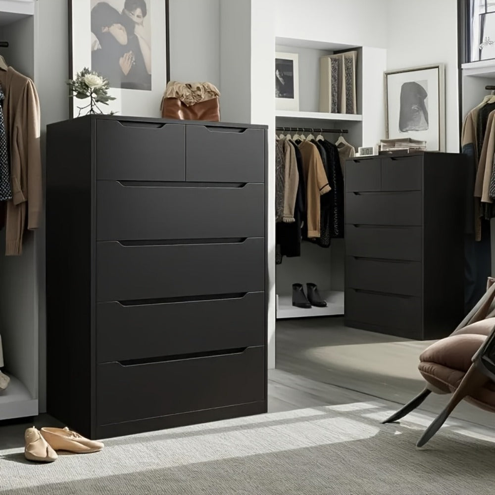 6-Drawer Dresser, Clothing Storage Organizer for Organized Everyday Storage