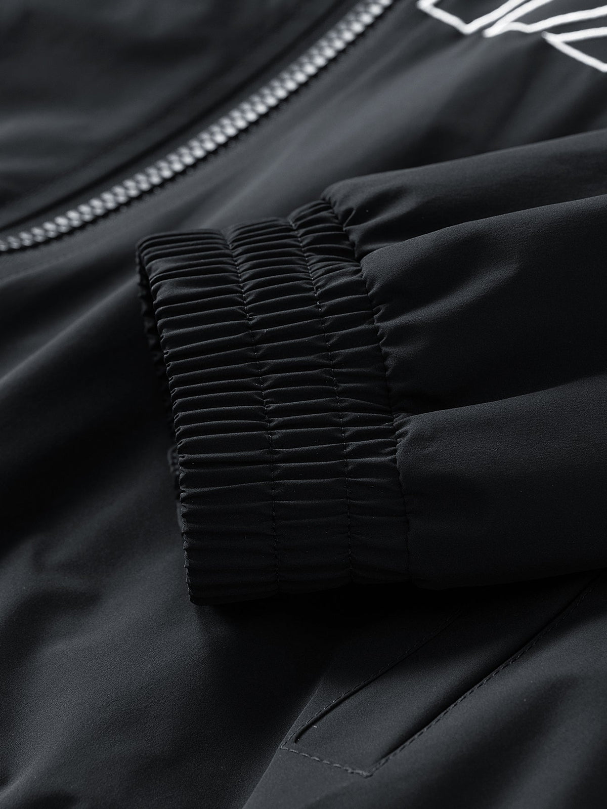 Relax Fit Embroidered Racing Jacket