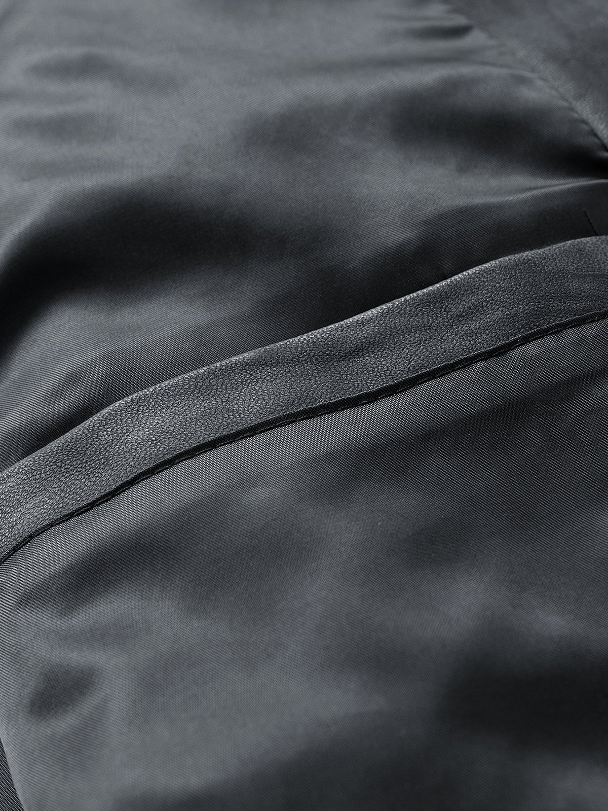 Textured PU Leather Jacket