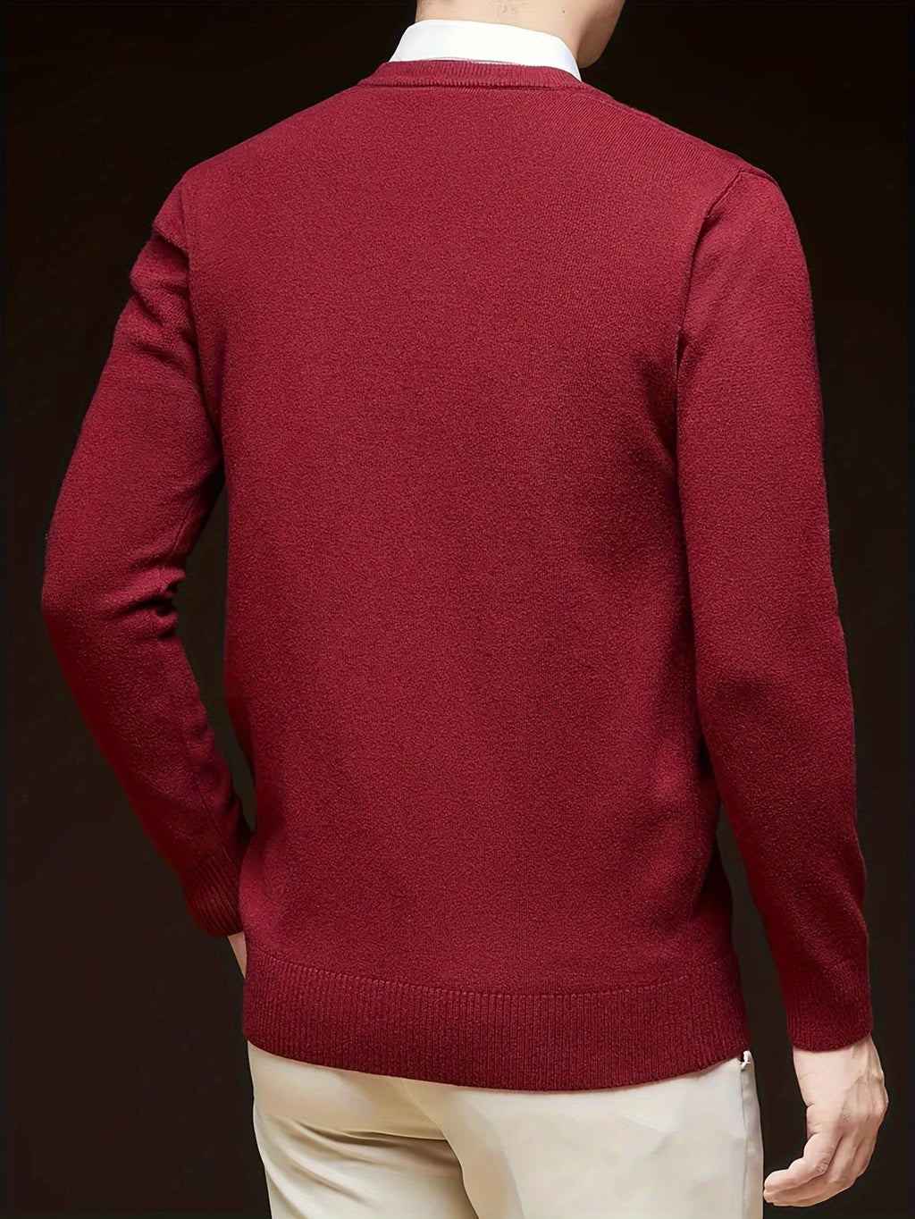 Nigel | Eleganter V-Ausschnitt-Pullover