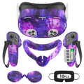 Meta Quest 3S Silicone Cover Set - VR Face Cover Shell Controller Grip Case Camera Lens Protector for an Everyday Personal Care Routine