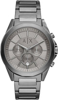 Armani Exchange Drexler AX2603 Herren-Chronograph – Graues Zifferblatt mit Edelstahlarmband