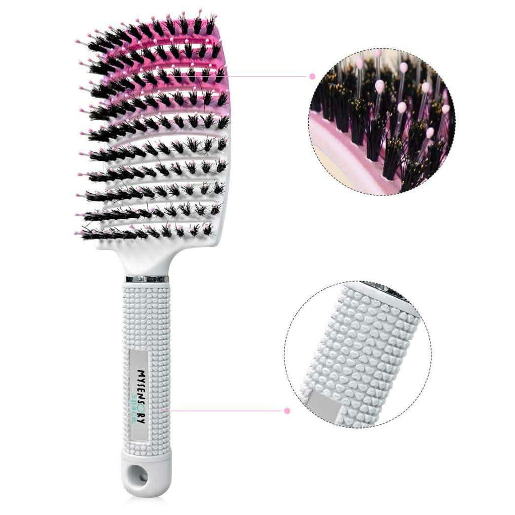 Sensory Hairbrush Pink Marshmallow