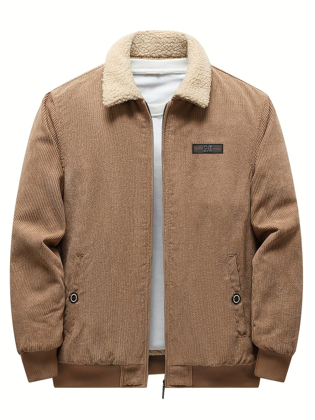 Gerard | Gerippte Jacke mit Futter aus Fleece