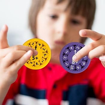 9 Pack - Maths Fidget Spinner Multiplication Division
