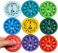 9 Pack - Maths Fidget Spinner Multiplication Division
