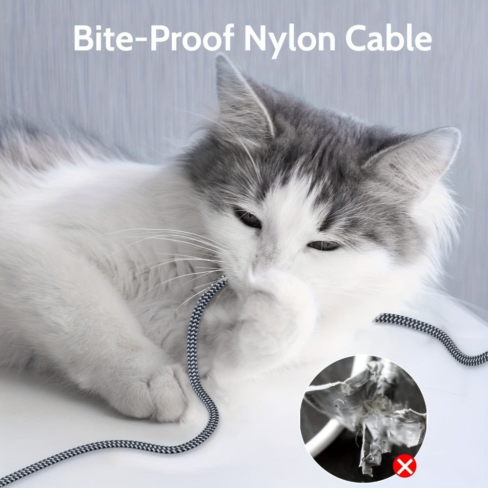 USB-C to HDMI 2.1 Cable 8K@60Hz 4K@144Hz, Aluminum Braided Thunderbolt 4/3 Compatible, 48Gbps HDCP 2.3 HDR