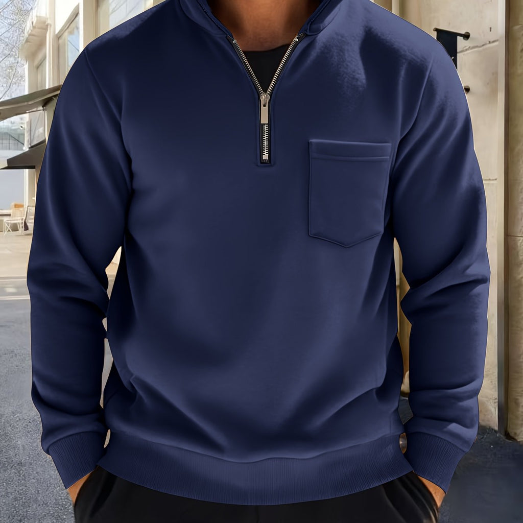 Oscar | Eleganter Half-Zip-Pullover