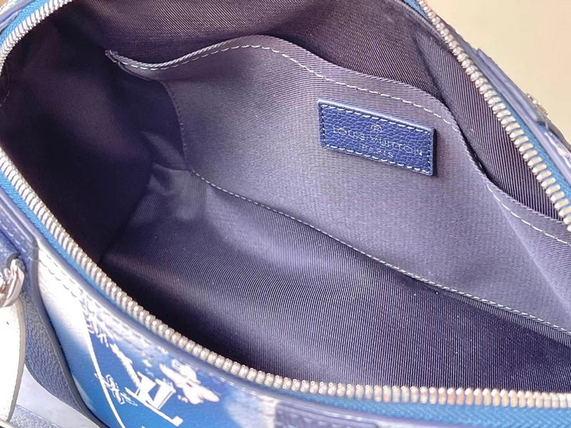 Louis Vuitton Keepall XS – Blue Clouds Monogram Bandana Patchwork Print Crossbody