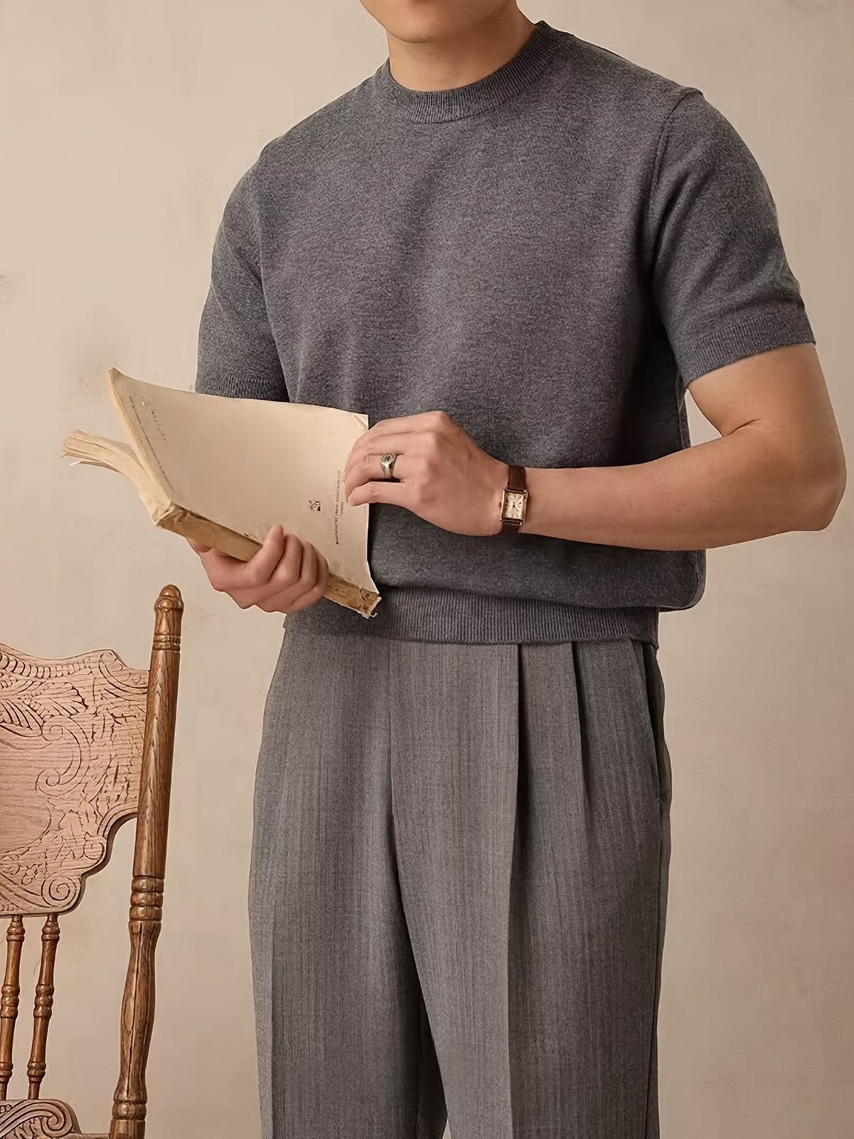 Rowland | Refined Short-Sleeve Knit Top