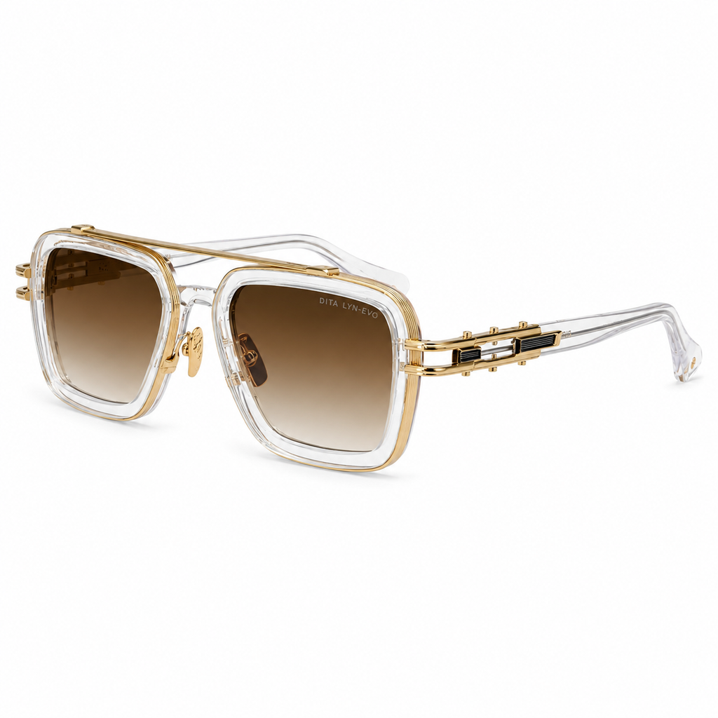 DITA LXN-EVO Square Aviator Sunglasses