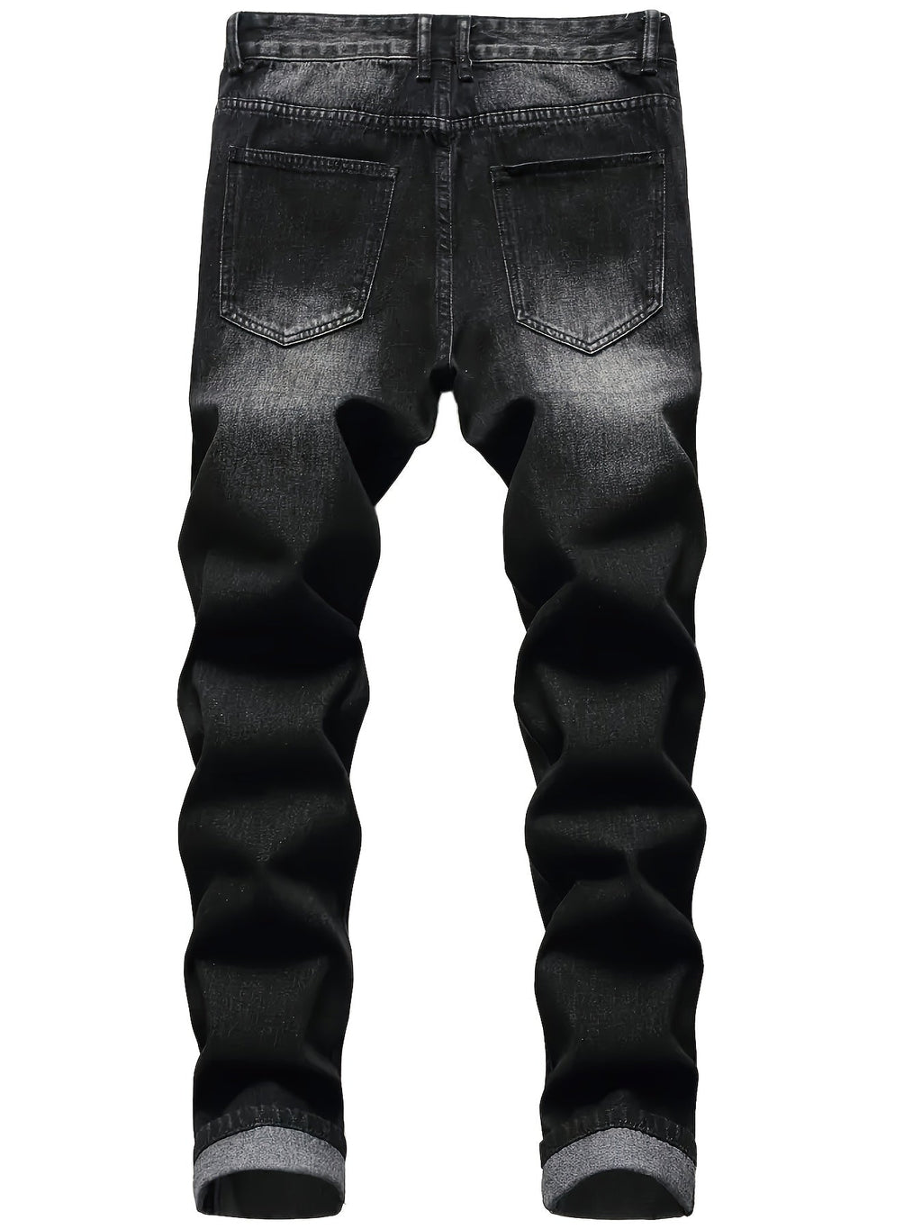 Kingsley | Rugged Distressed Straight Jeans