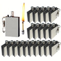 Permanent Match Lighter 20 Pack Flint Metal Reusable Fire Starter EDC Camping Survival Gear for Entryways, Bedrooms and Living Spaces