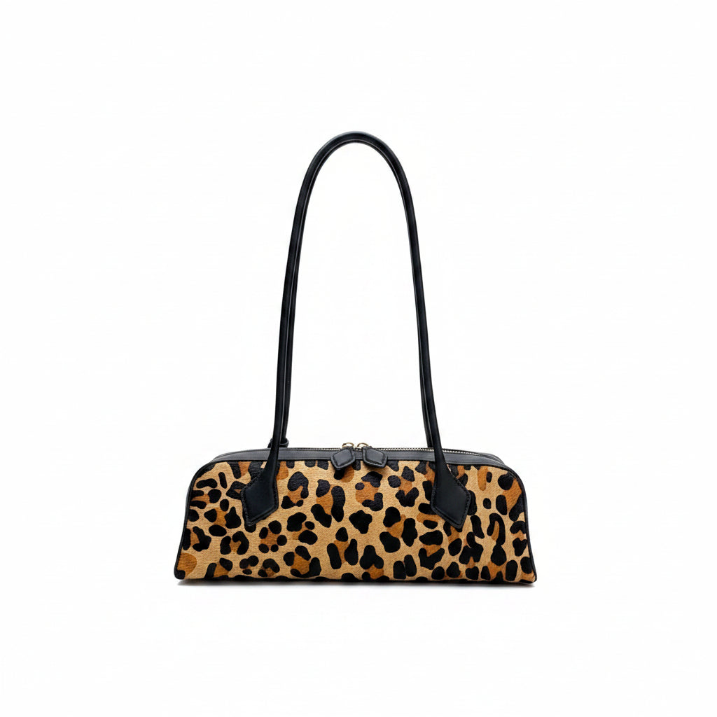 JACQUEMUS Leopard Luxe Shoulder Bag
