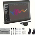 Graphics Drawing Tablet 10x6 Inch, 8192 Levels Pressure Sensitivity Battery-Free Stylus, 12 Programmable Shortcut Keys