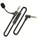 3.5mm AUX Audio Cable with Inline Volume Control, Male to Male Stereo Audio Cord for Car AUX, Headphones, Headset Microphone, Speakers & Home Stereo, Universal Compatibility, Premium Sound Quality