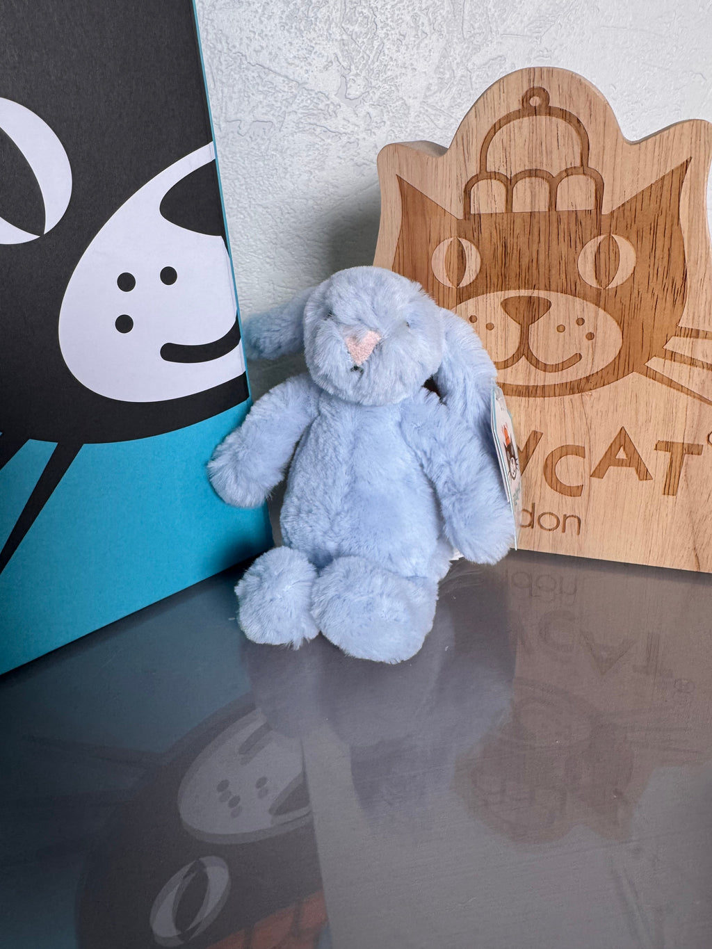 Jellycat Bashful Blue Bunny Baby