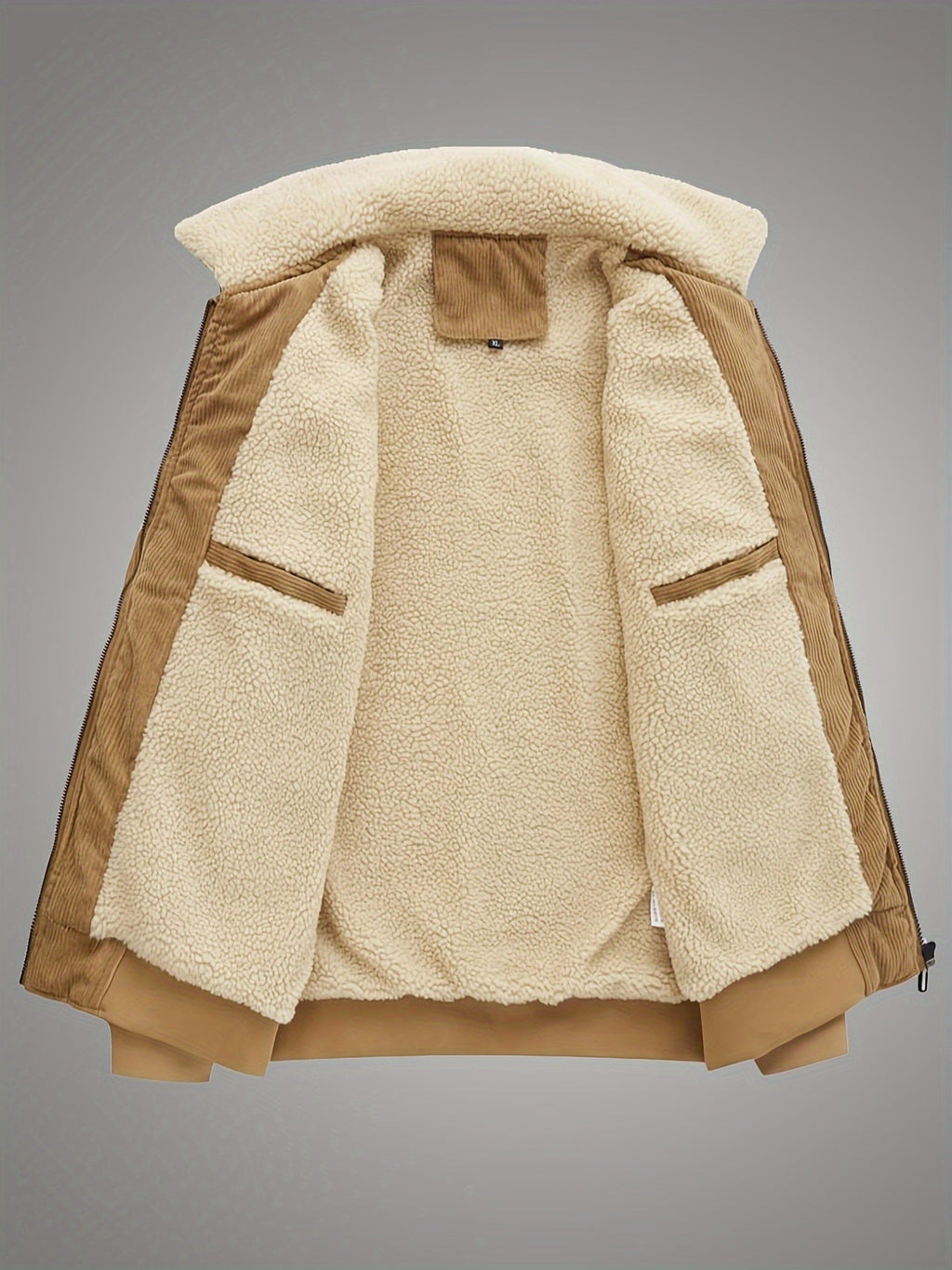 Gerard | Gerippte Jacke mit Futter aus Fleece