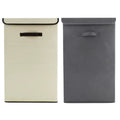 2 Pack Large Laundry Basket, Waterproof, Freestanding Laundry Hamper, Collapsible Tall Clothes Hamper with Extended Handles for Clothes Toys in the Dorm and Family