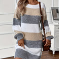 Caroline | Colour-Block Sweater Dress