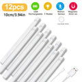Under Cabinet Lights Motion Sensor 12 Pack USB Rechargeable Wireless Magnetic LED Night for Home Cooking, Dining and Outdoor Meals
