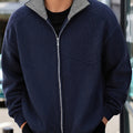 Winslow | Strickjacke mit Reißverschluss und Stehkragen