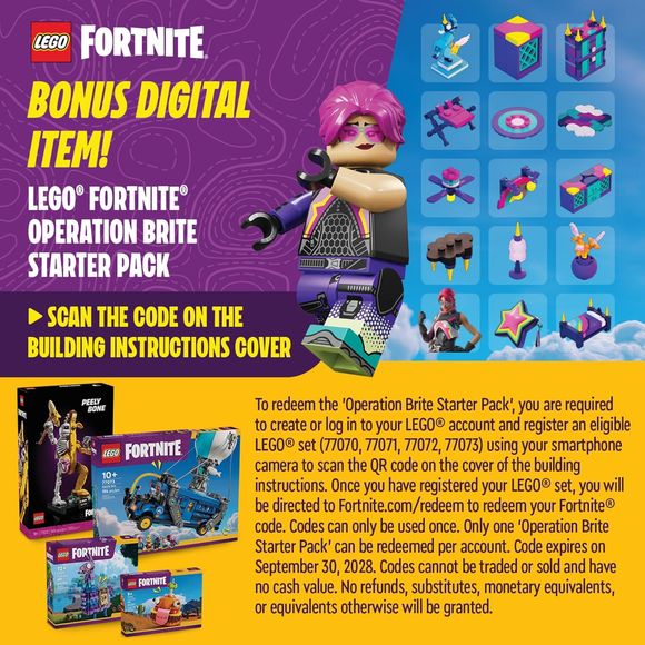 LEGO Fortnite 77071 Loot Supply Llama Building Set