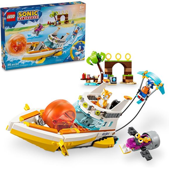 LEGO Sonic The Hedgehog 76997 Tails' Adventure Boat Building Set