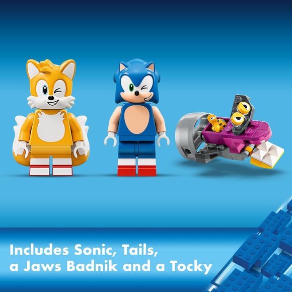LEGO Sonic The Hedgehog 76997 Tails' Adventure Boat Building Set