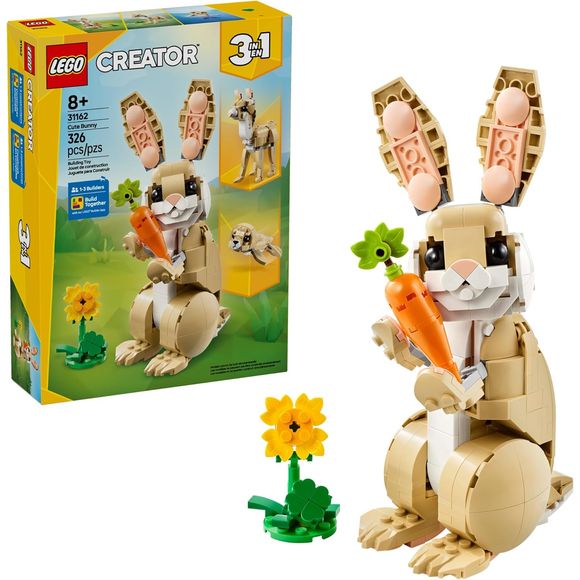 LEGO Creator 31162 3 in 1 Cute Bunny Building Kit