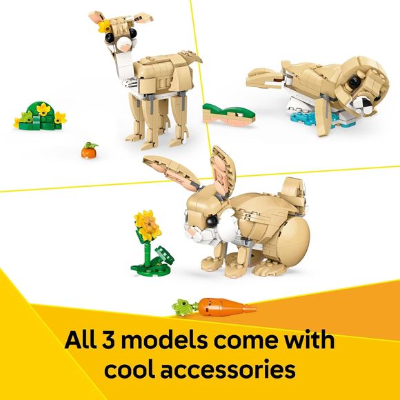 LEGO Creator 31162 3 in 1 Cute Bunny Building Kit