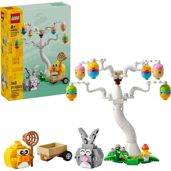 LEGO Creator 40808 Easter Bunny and Chicken Egg Hunt Building Kit