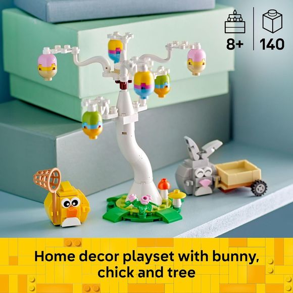 LEGO Creator 40808 Easter Bunny and Chicken Egg Hunt Building Kit
