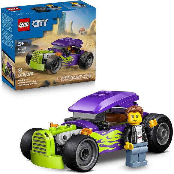 LEGO City 60485 Hot Rod Race Car Building Set