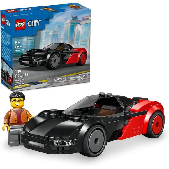 LEGO City 60486 EV Supercar Building Set