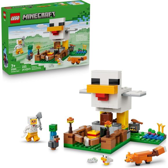 LEGO 21585 Minecraft Chicken Farm Building Set