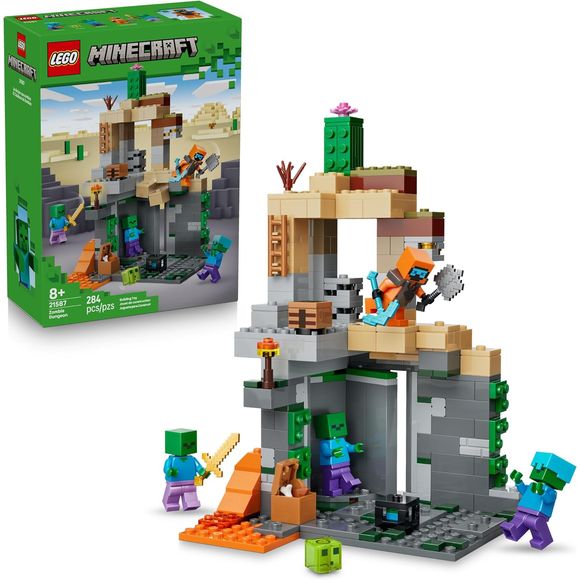 LEGO 21587 Minecraft Zombie Dungeon Building Set