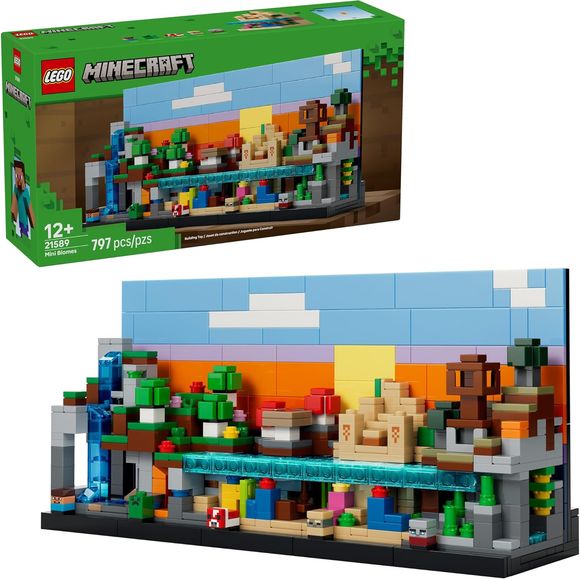 LEGO 21589 Minecraft Mini Biomes Building Set