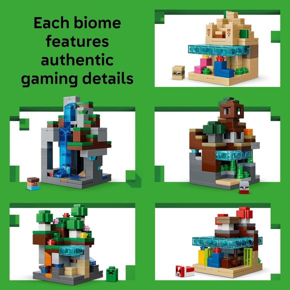 LEGO 21589 Minecraft Mini Biomes Building Set