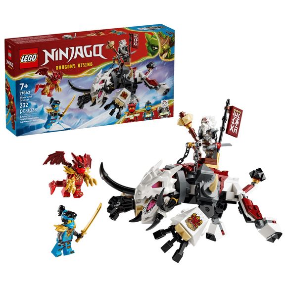 LEGO Ninjago 71863 Zilvar and Grimtak the Dragon Beast Building Set